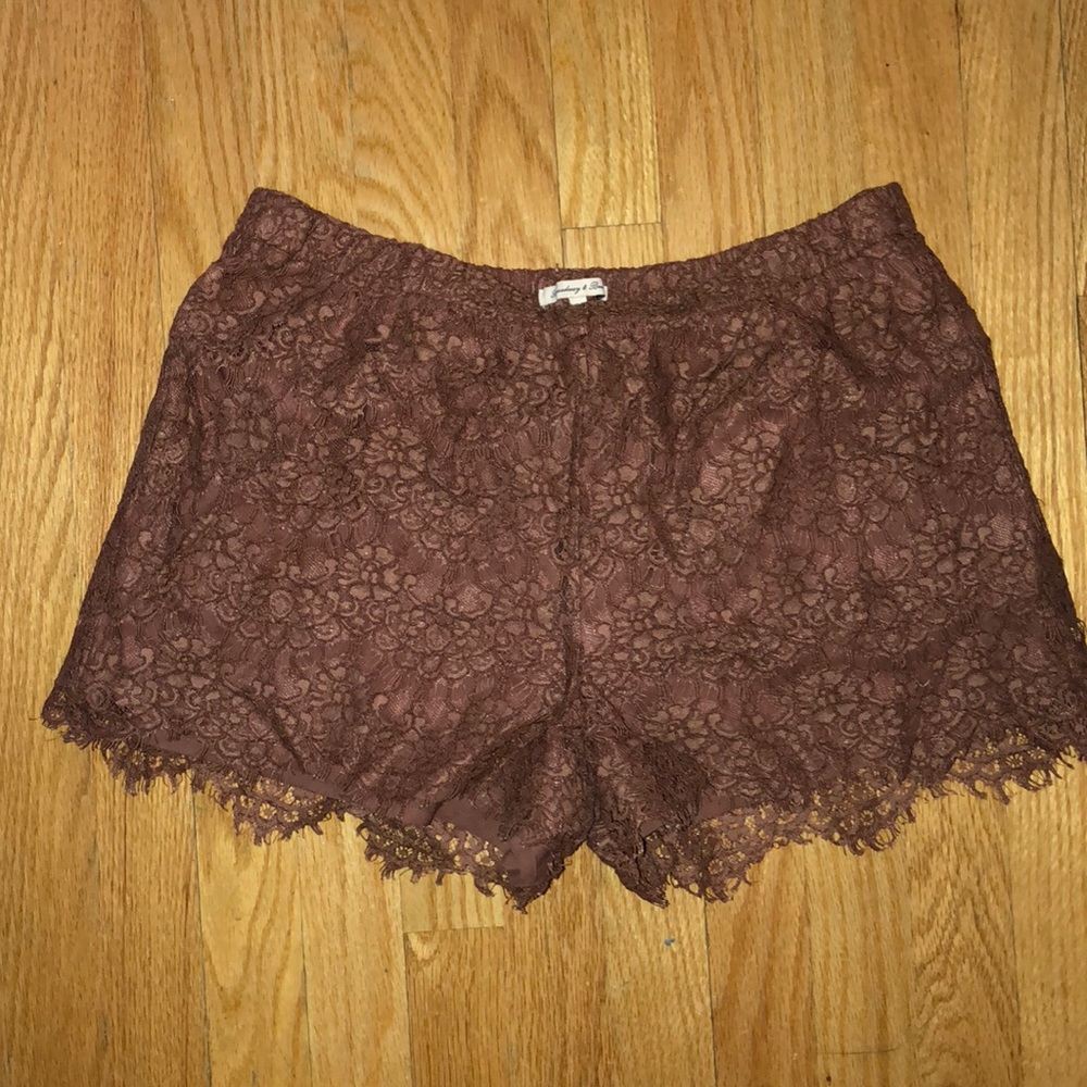 Lace shorts